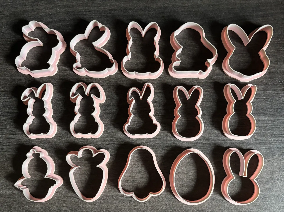 Emporte-pièces de Pâques (ensemble de 15 mignons minis) - Cuisine Print