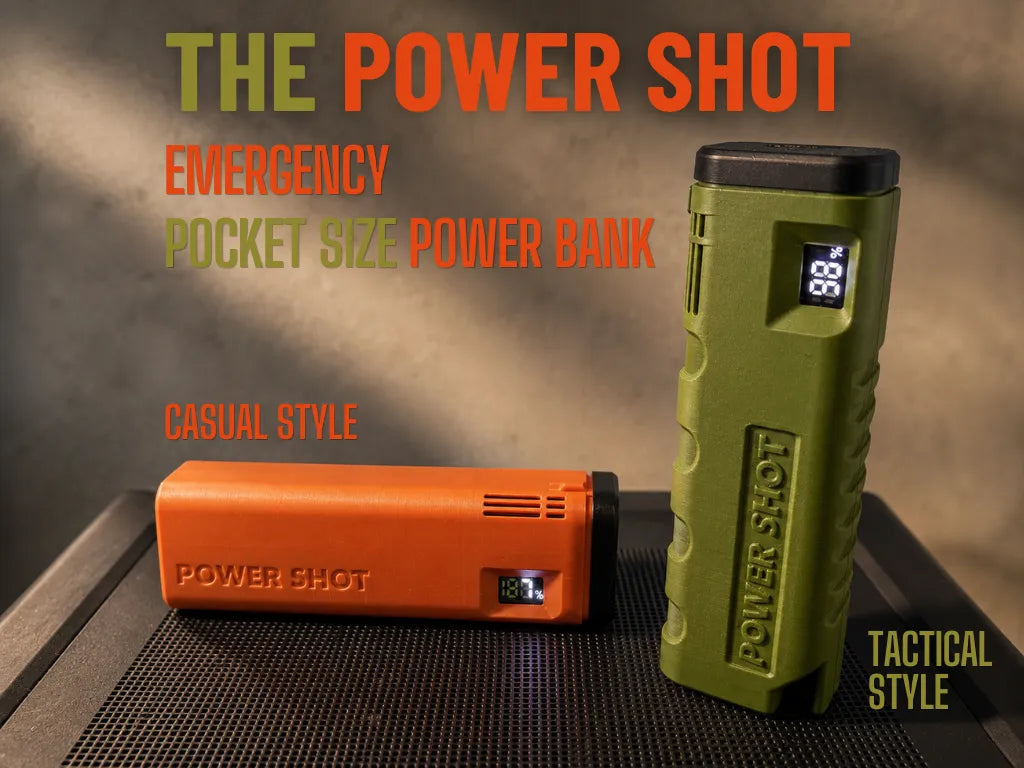 Le Power Shot : batterie externe d'urgence - Tech Print