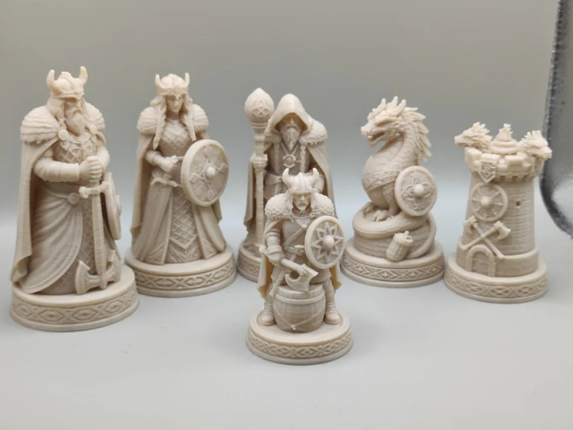 Échecs Vikings Saga du Dragon - Jeux Print