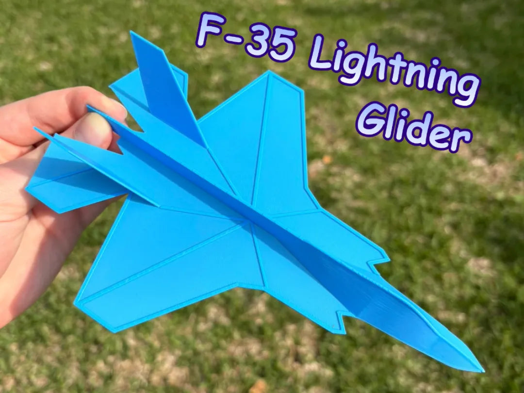 F-35 Lightning - Planeur Stable Léger - Maquette Print