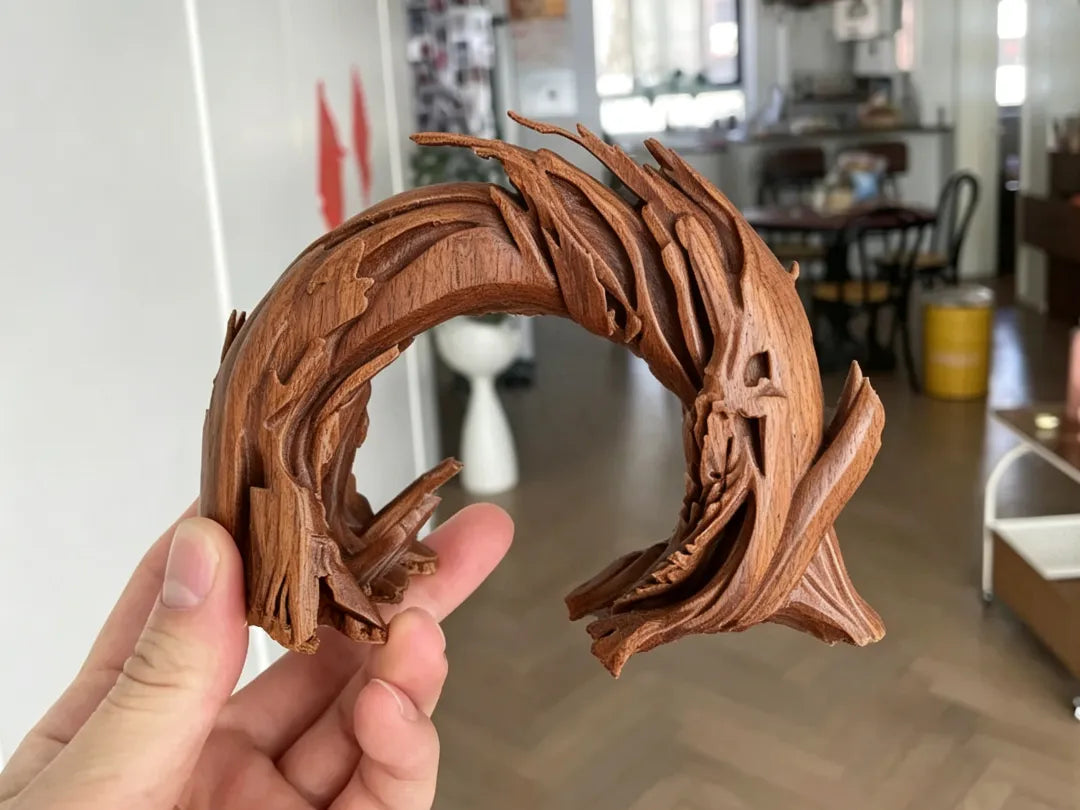 Arche en imitation bois, aménagement d'aquarium - Pet Print