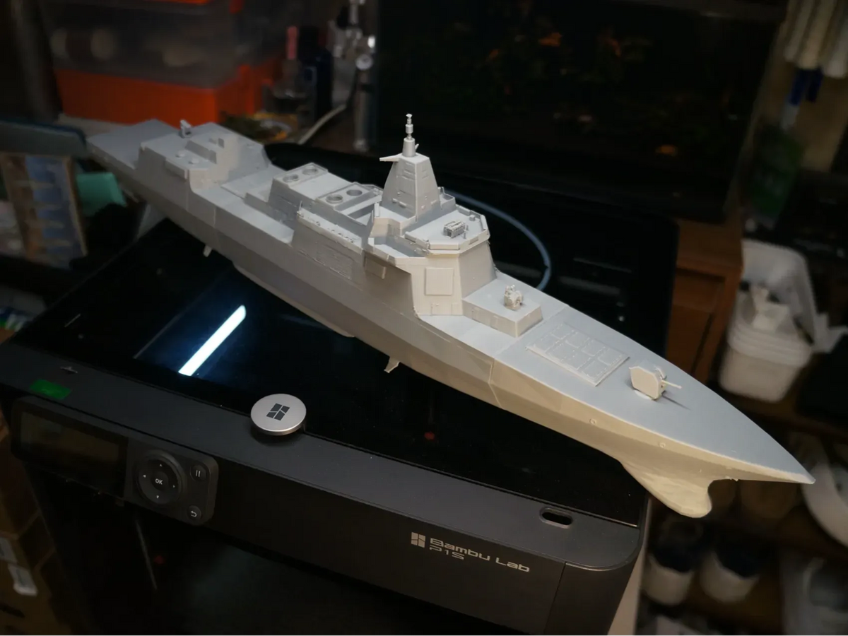 Destroyer 055 type 60cm split parts Boat Ship model - Maquette Print