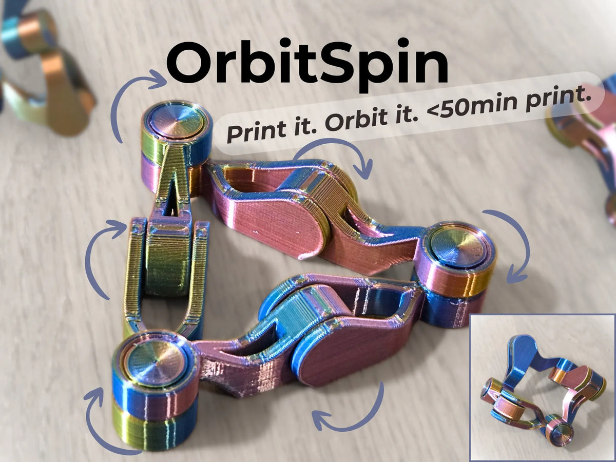 OrbitSpin – Fidget à orbite multi-axes - Jeux Print