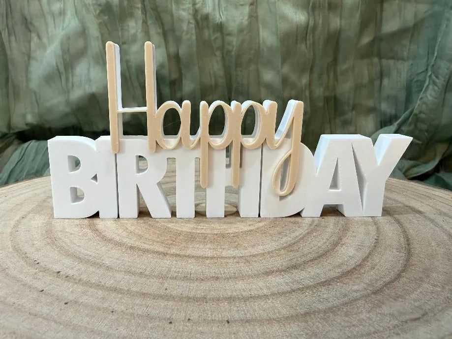 Inscription Joyeux Anniversaire - Fêtes Print