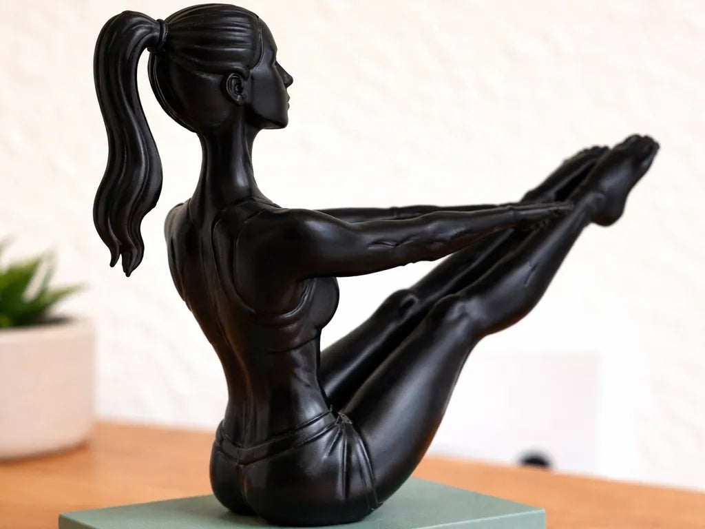 Sculpture de femme Pilates/Figurine de fitness, Yoga - Sport Print