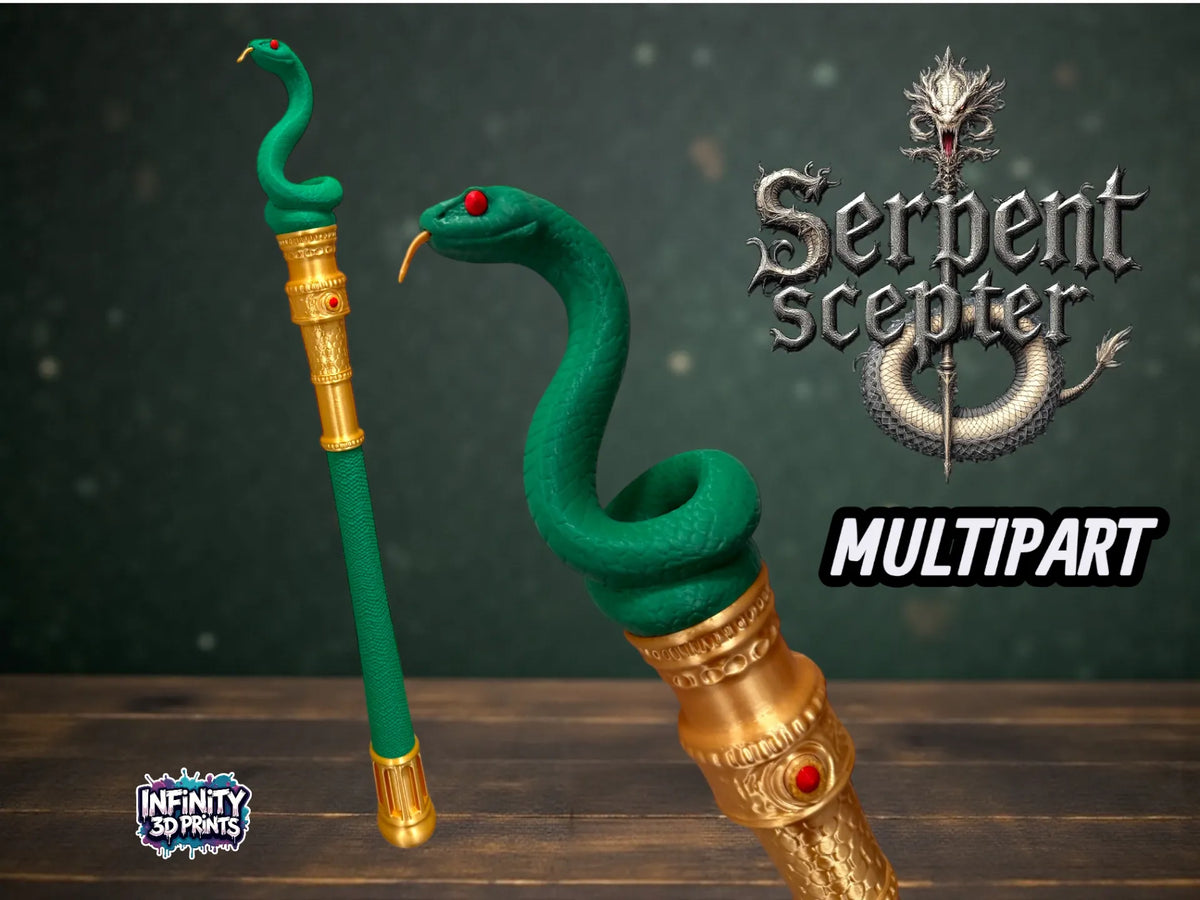 Le sceptre serpent - multi-pièces - Cosplay Print