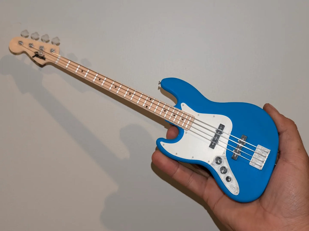 Modèle de guitare basse Fender Jazz pour gaucher/droitier - Music Print