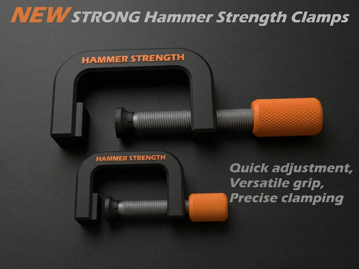 Pince de musculation Hammer Strength, taille L-XL, robuste - Figurine Print