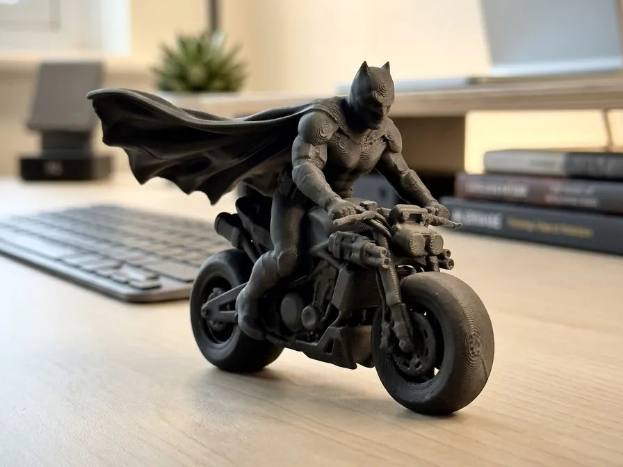 Présentoir de figurine Batman à moto - Auto Print