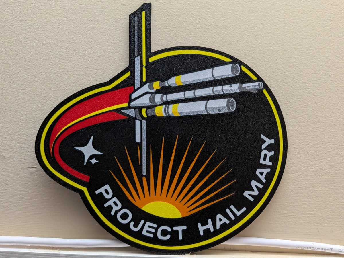 Logo Project Hail Mary Décoration murale et porte-clés - Geek Print