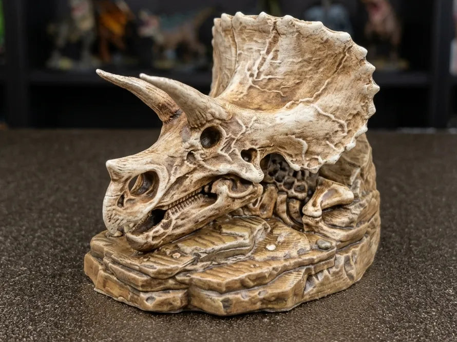 Le Titan blindé : Fossile de Tricératops - Maquette Print