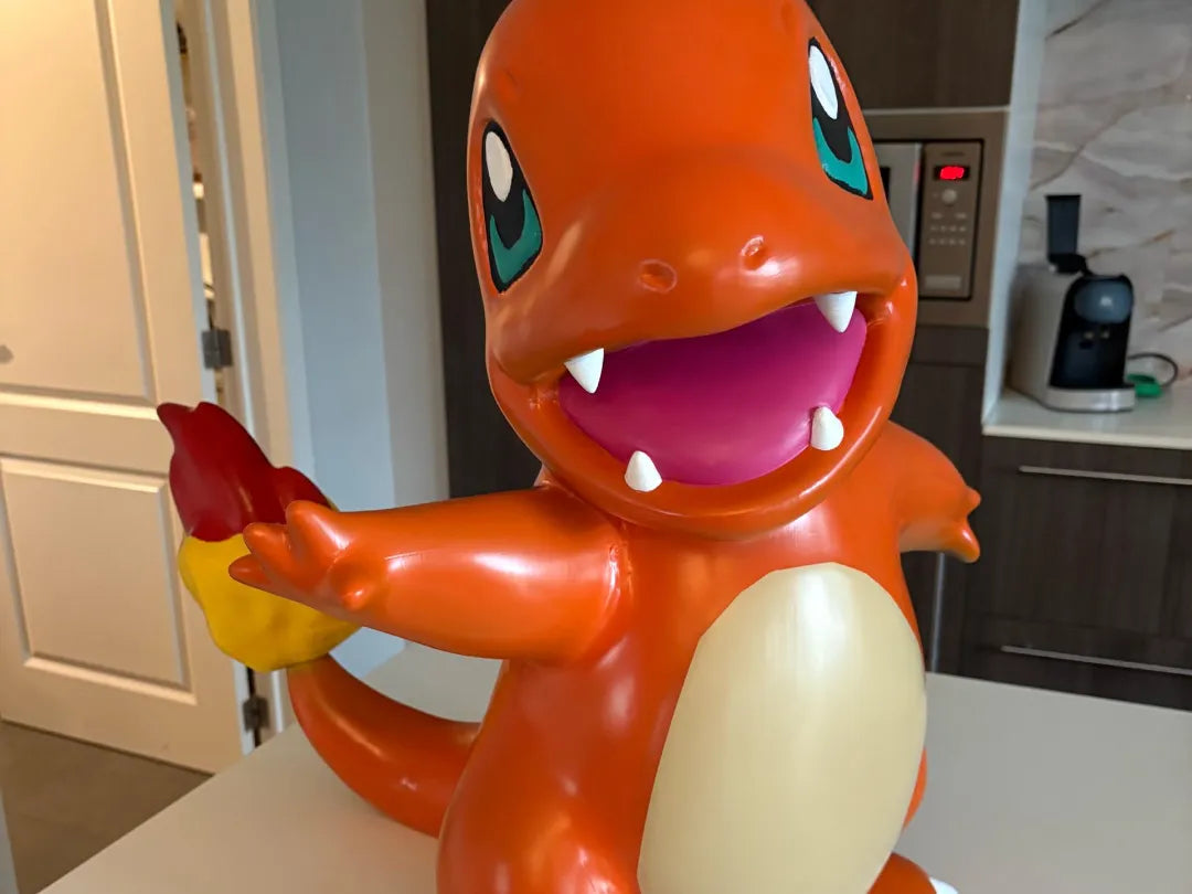 Modèle 3D grandeur nature de Charmander - Figurine Print