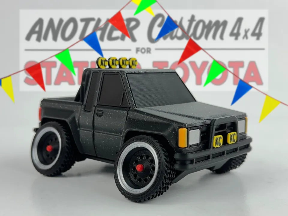 Toyota SR5 caricaturée - Retour vers le Futur - Geek Print