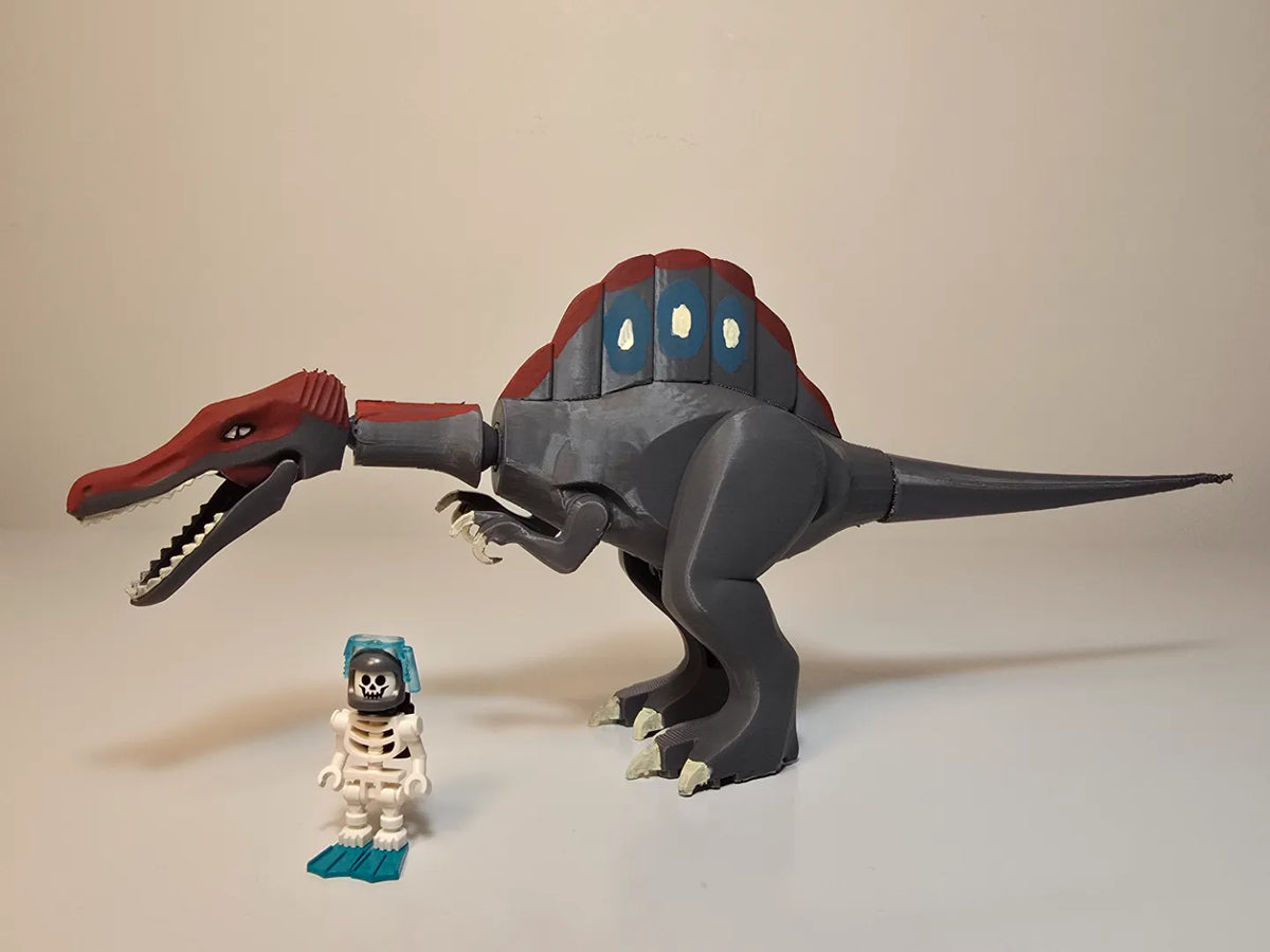 Spinosaurus en briques - Jurassic Park 3 - Geek Print
