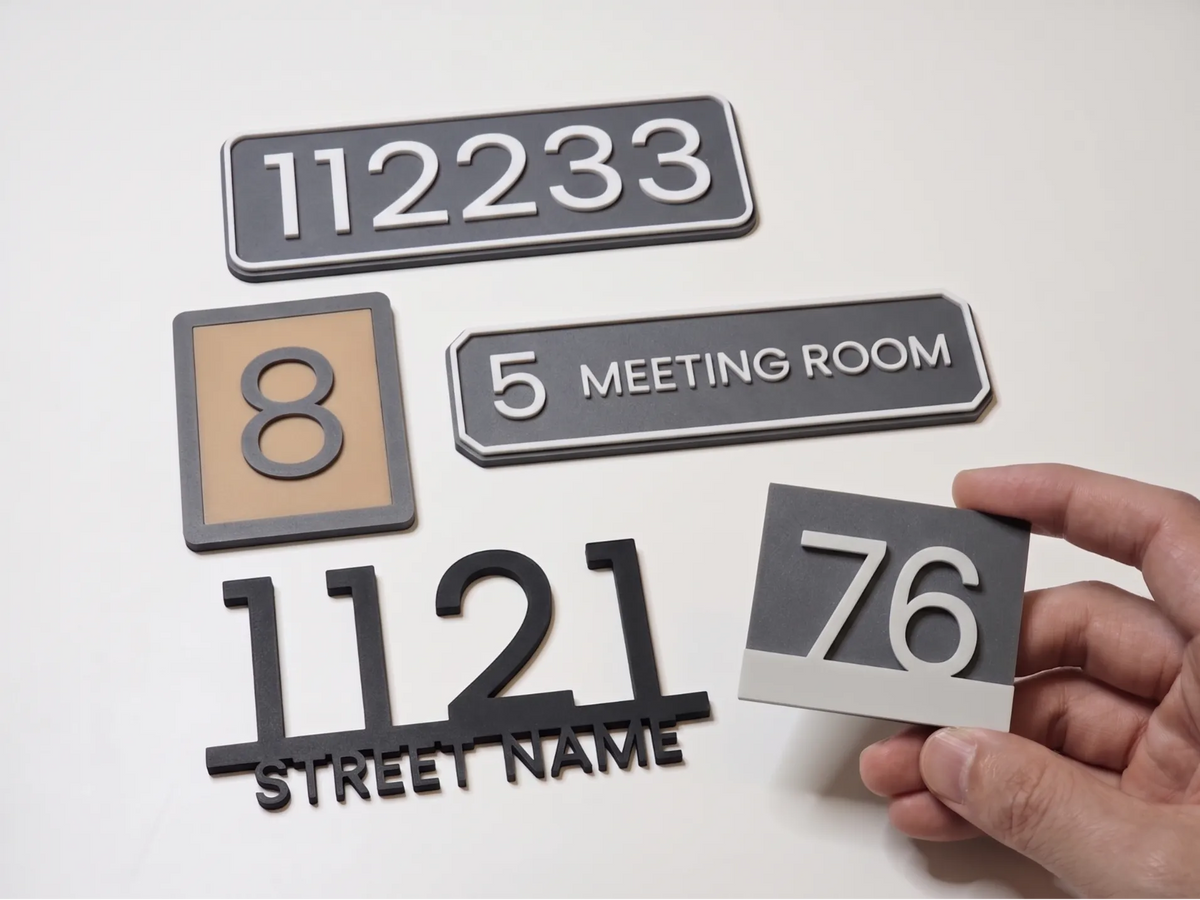 Générateur de numéros et plaques de maison – Sans CAO - NFC Print