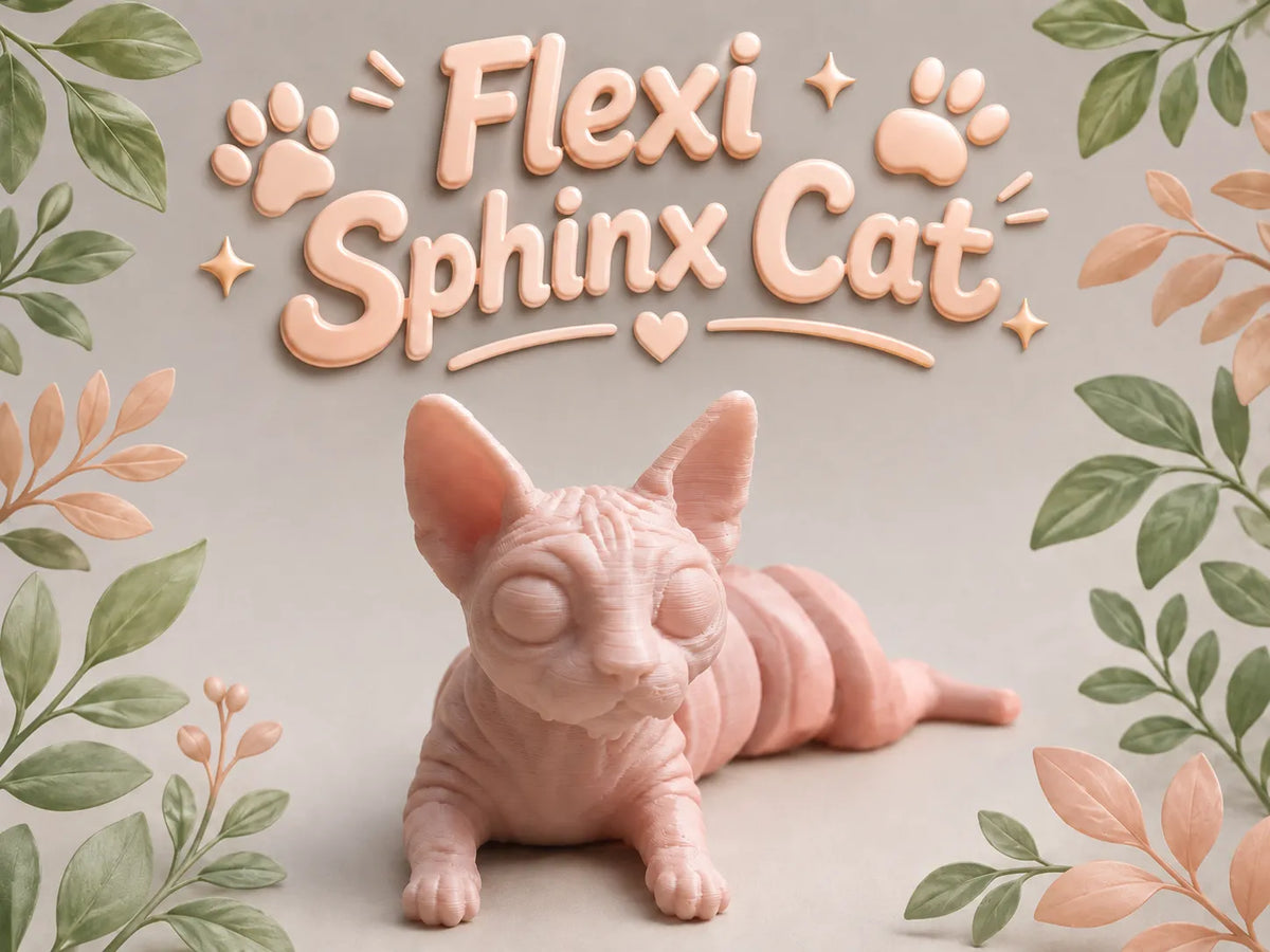 Chat Sphinx Flexi - Figurine Print