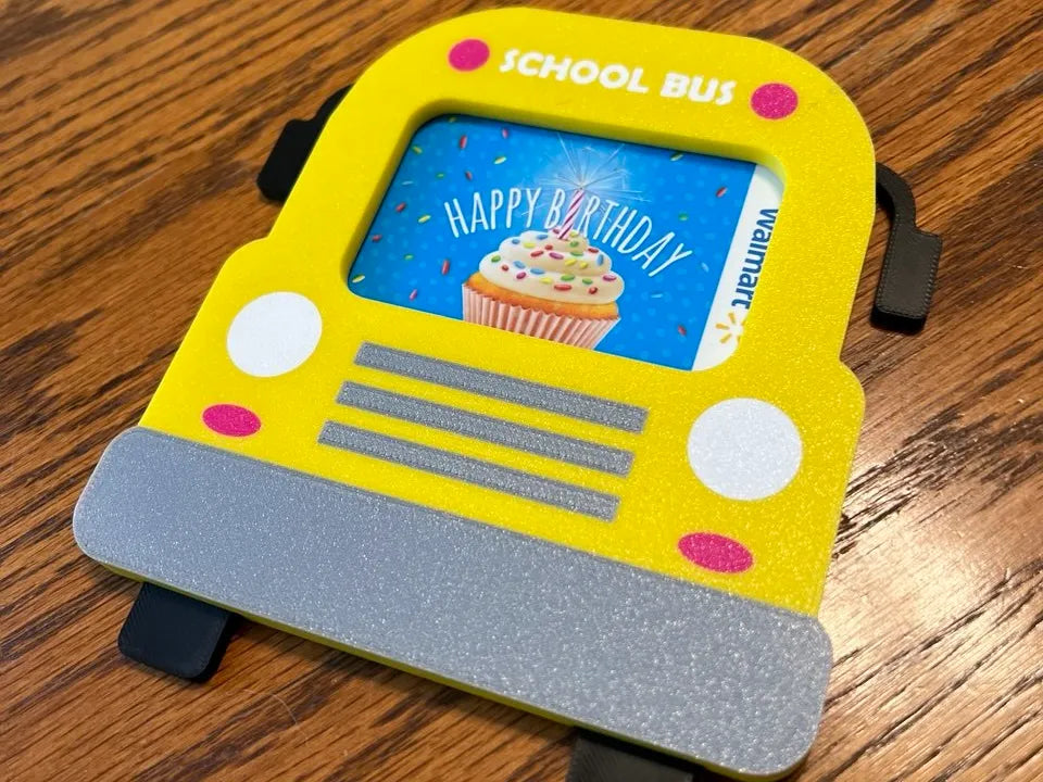 Boîte-cadeau Bus scolaire pour l'appréciation des enseignants - Cadeau Print