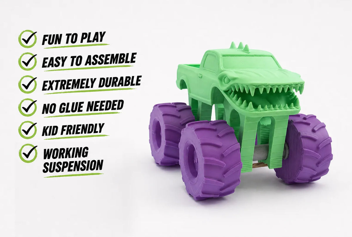 Camion monstre style T-Rex - Auto Print