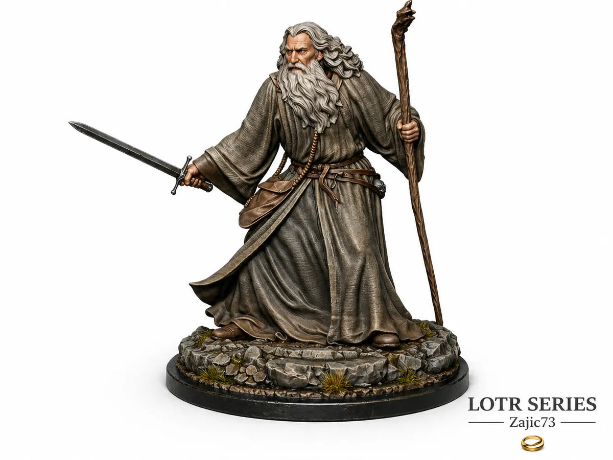 Gandalf LE Gris (Le Seigneur des Anneaux - LOTR) - Geek Print