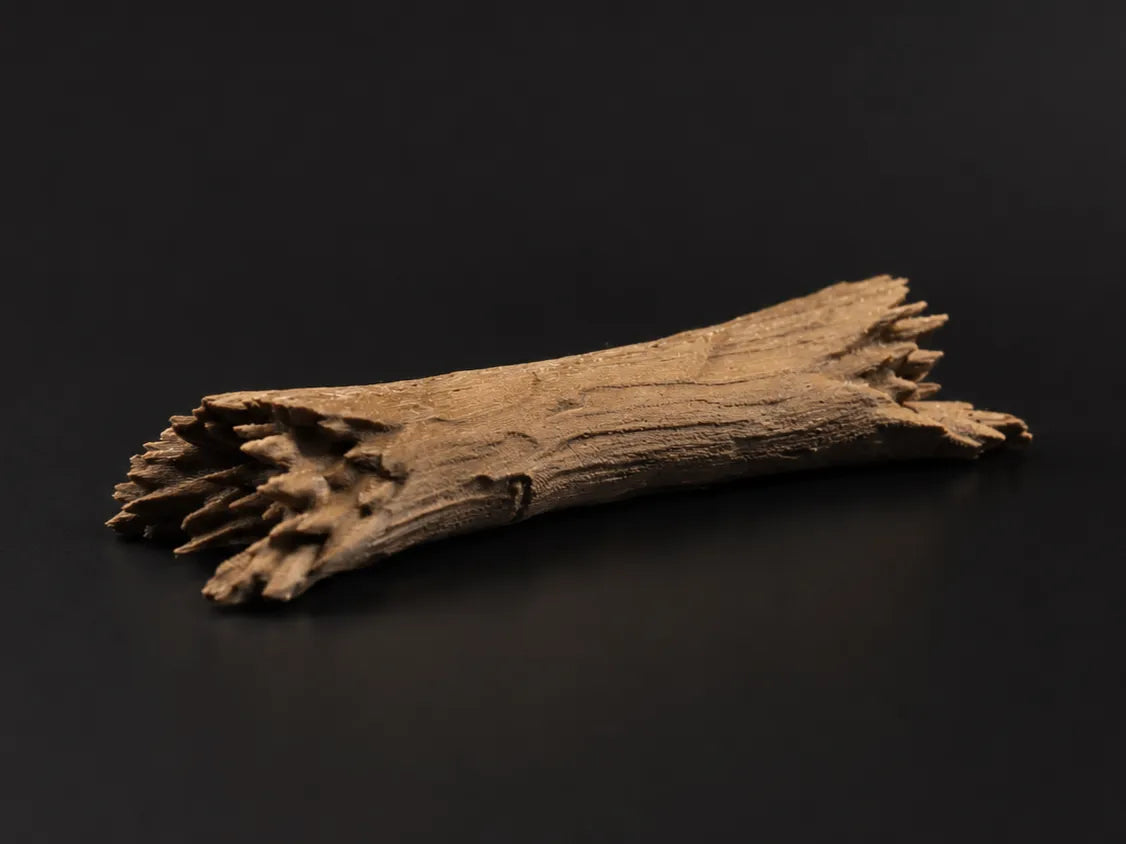 Tronc d'arbre brisé couché - Terrain miniature JDR - Jeux Print