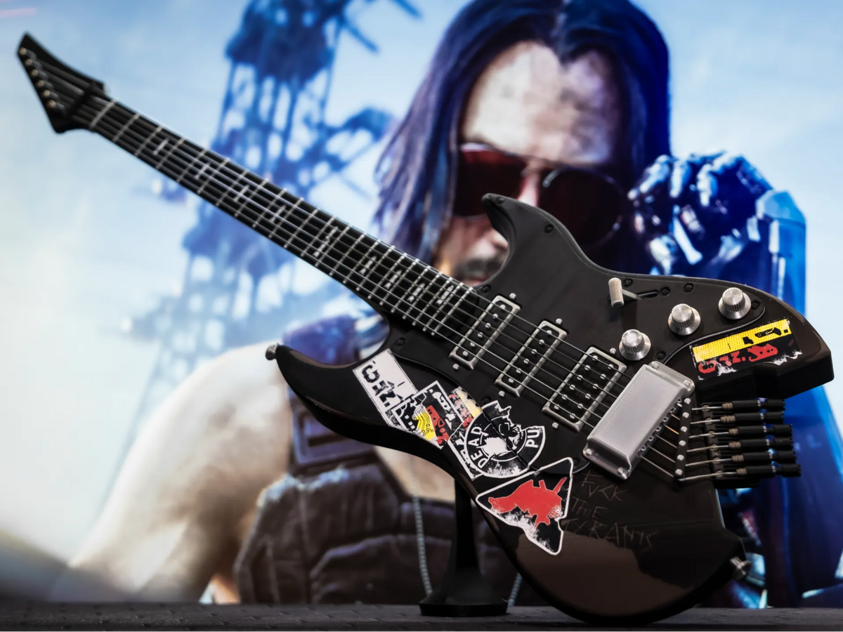 Guitare de Johnny Silverhand - Cyberpunk 2077 - Music Print