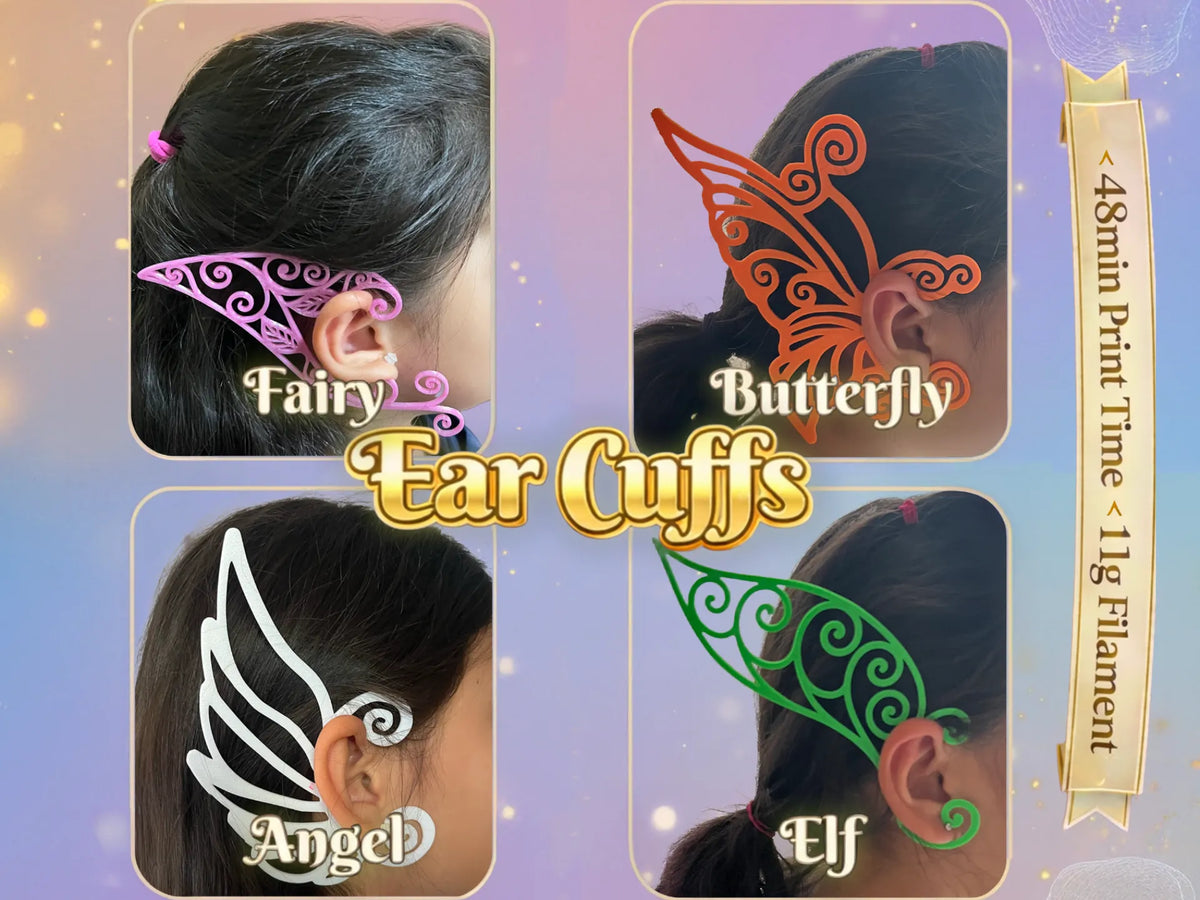 Manchettes d'oreille - Fée - Papillon - Ange - Elfe - Cosplay Print