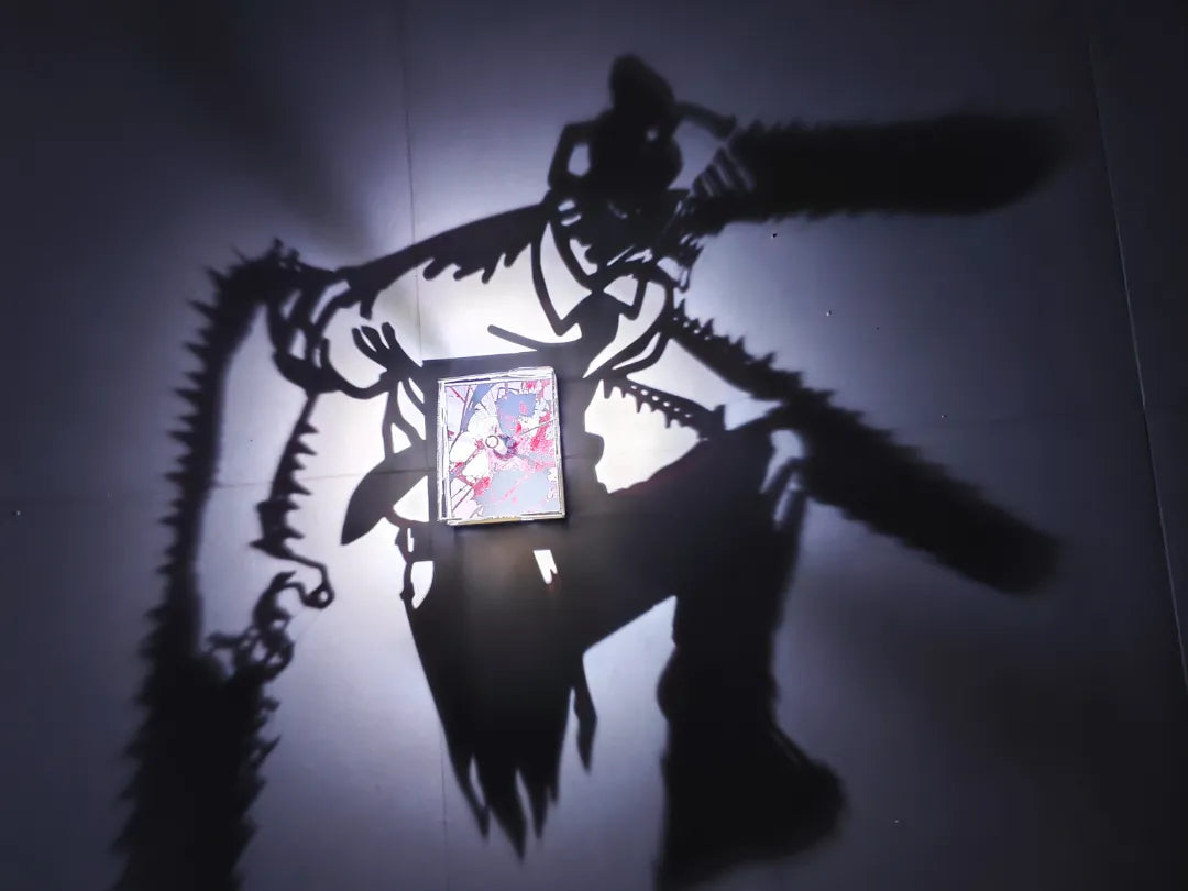 Chainsaw Man Denji Lampe de projection Lampe silhouette Rechargeable Fonctionne sur piles - Geek Print