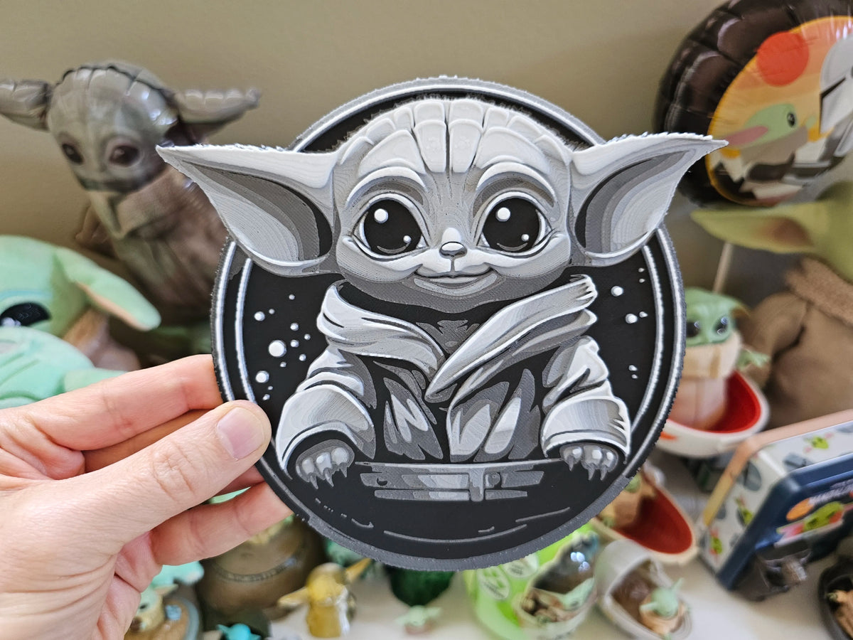« Star Wars (Inspiré) » "Bébé Yoda pour moi" HueForge Grogu - Geek Print