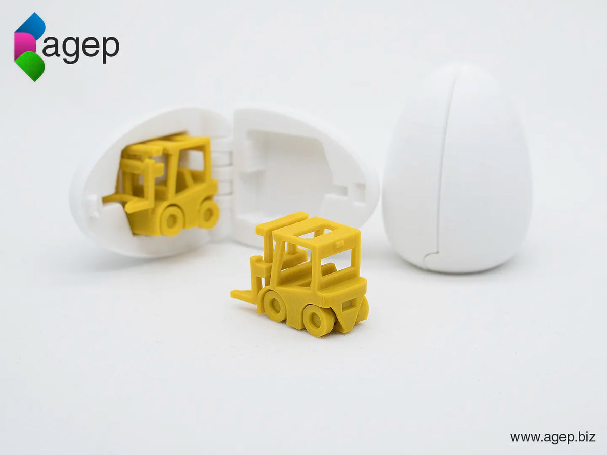 Œuf surprise #2 - Mini chariot élévateur - Cadeau Print