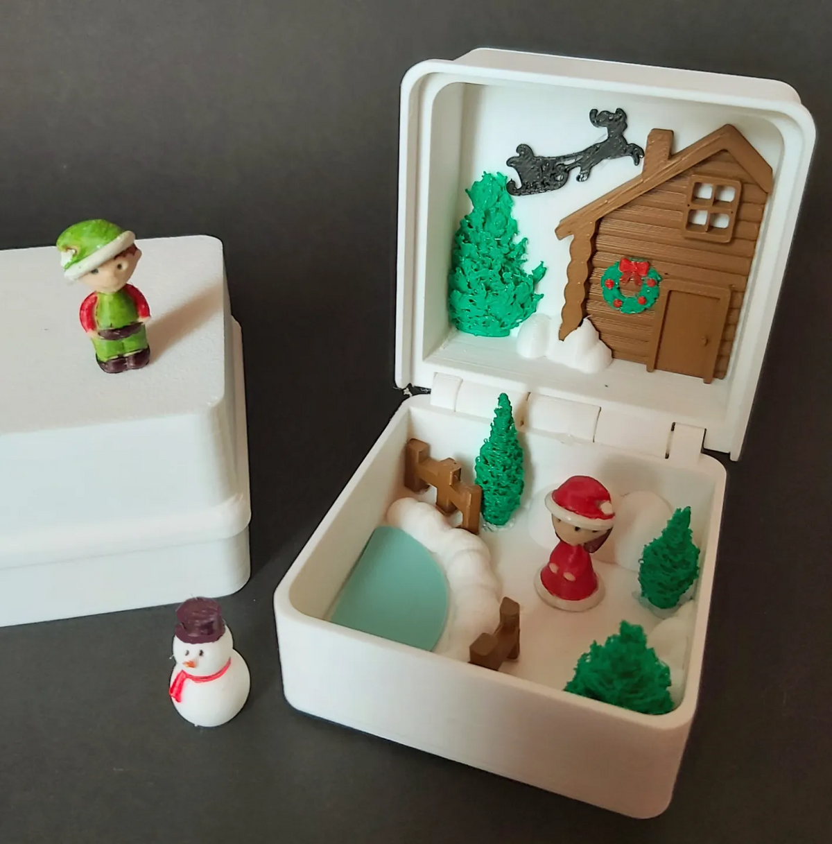 Ensemble de jeu boîte de Noël - Cadeau Print