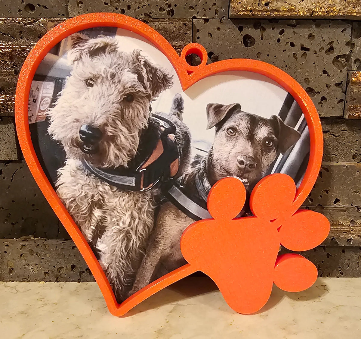 Cadre photo en forme de patte de chien - Pet Print