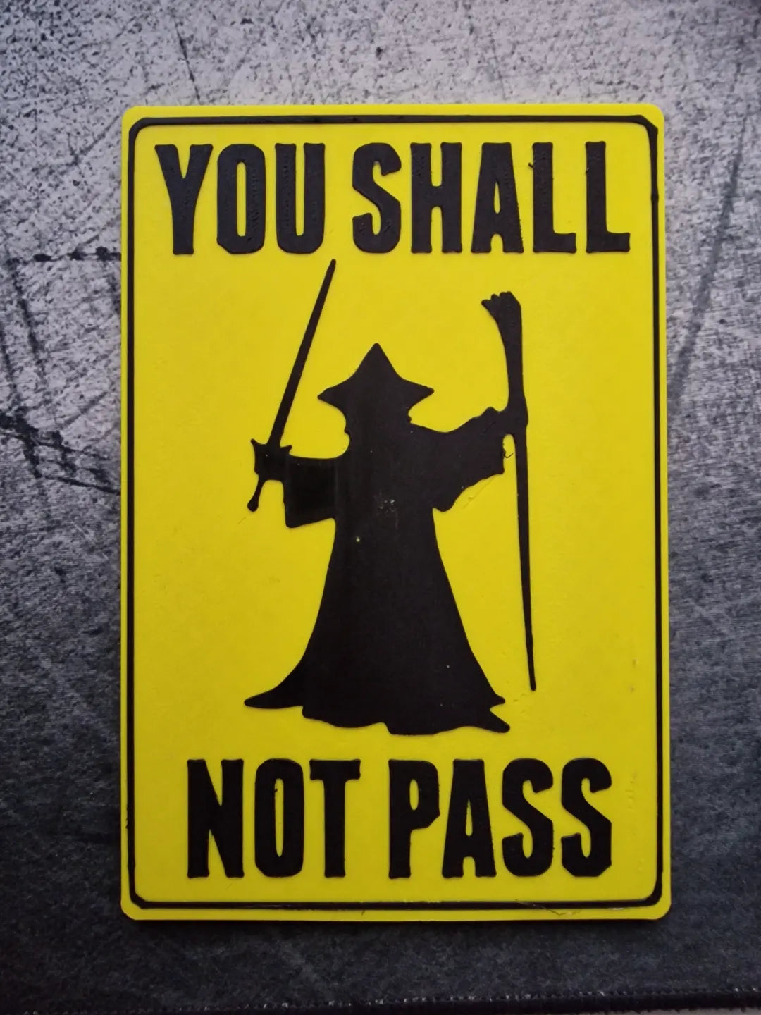 Le Seigneur des Anneaux: Tu ne passeras pas - Geek Print