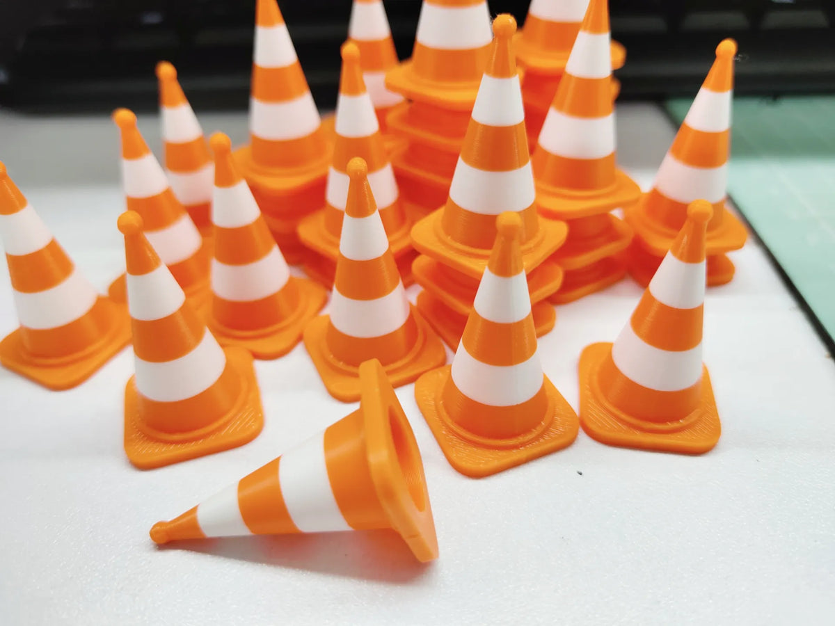 3 Cônes de Signalisation de Différentes Tailles pour Voitures RC de Drifting - Auto Print