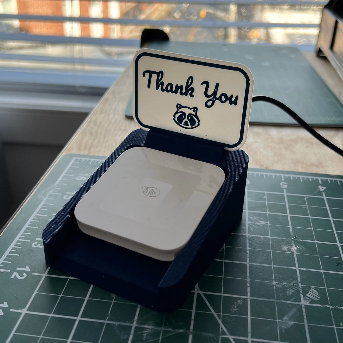 Support de lecteur Square avec fente pour enseigne/carte - NFC Print