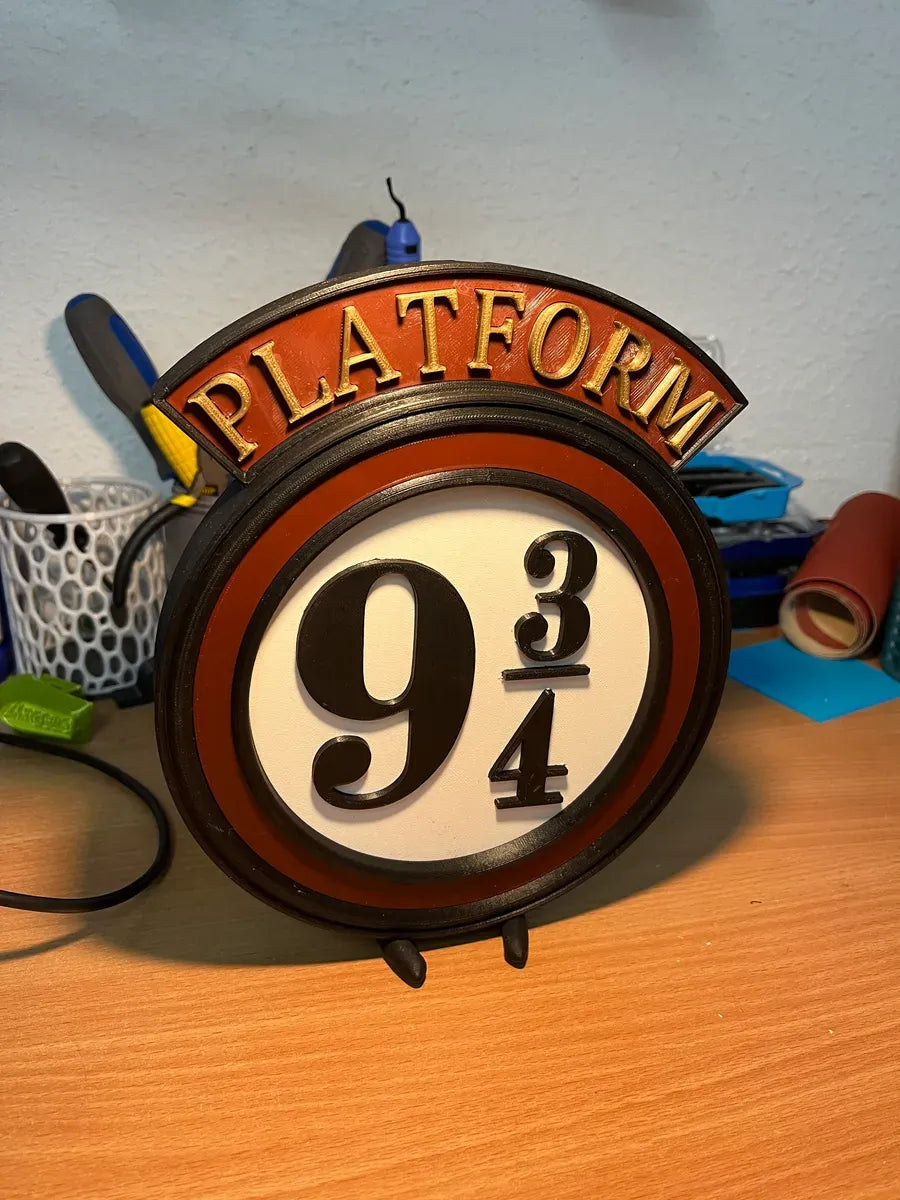 Panneau de la plateforme 9 3/4 de Harry Potter - Geek Print