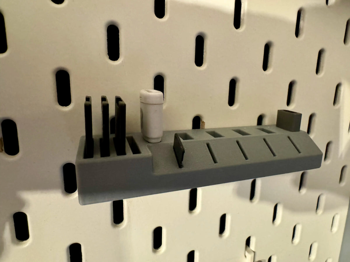 Support USB / Carte SD pour Ikea Skadis - Bureau Print