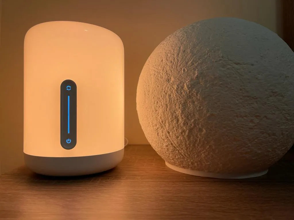 Lampe de chevet Xiaomi avec abat-jour lune - Lumière Print