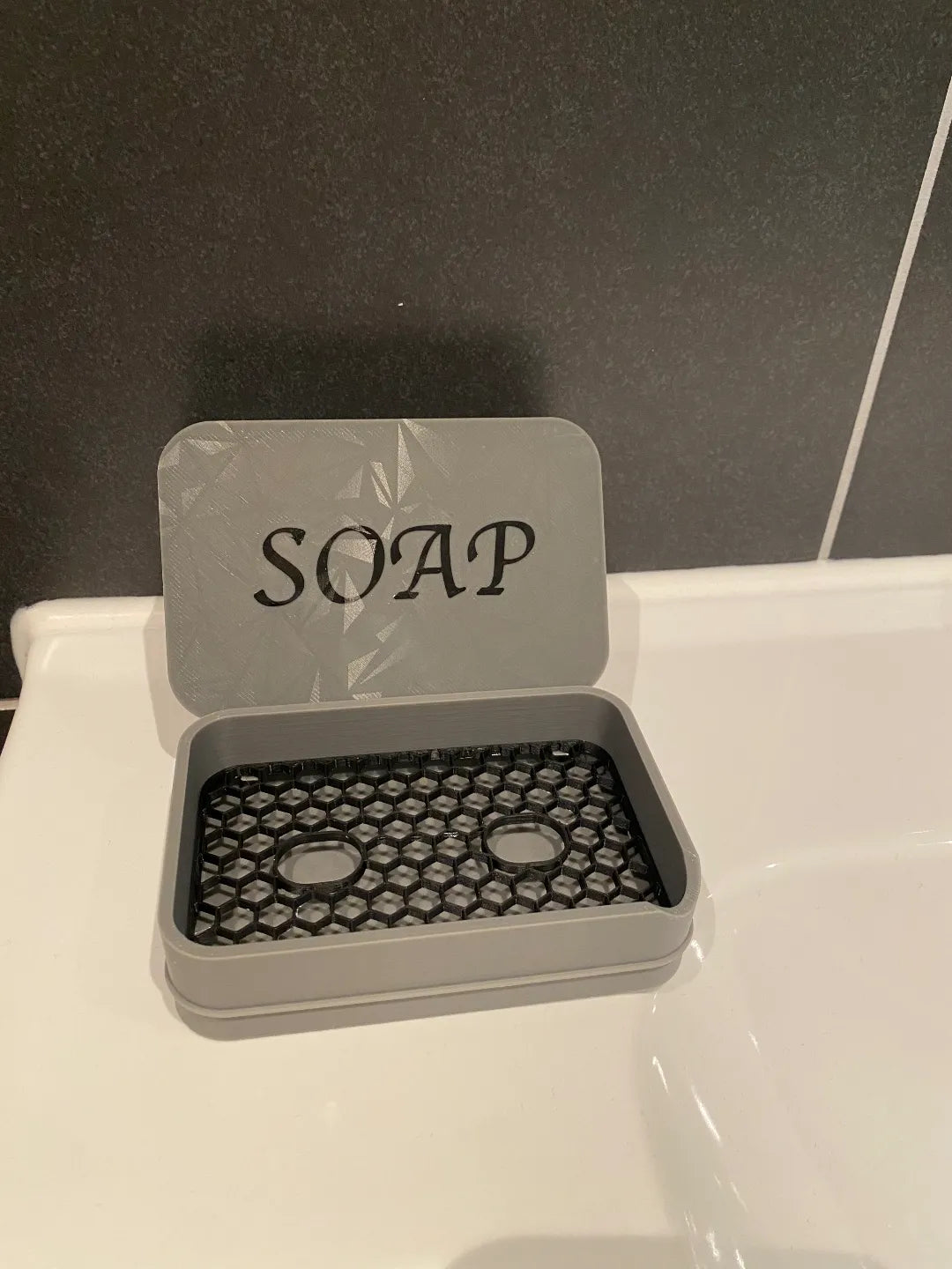 Porte-savon / Porte-savon avec couvercle - Beauté Print
