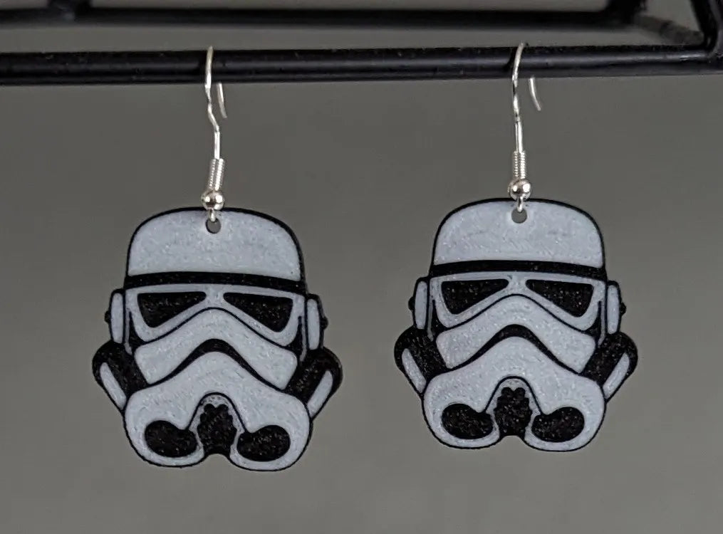 Boucles d'oreilles "Stormtrooper" Star Wars - Geek Print