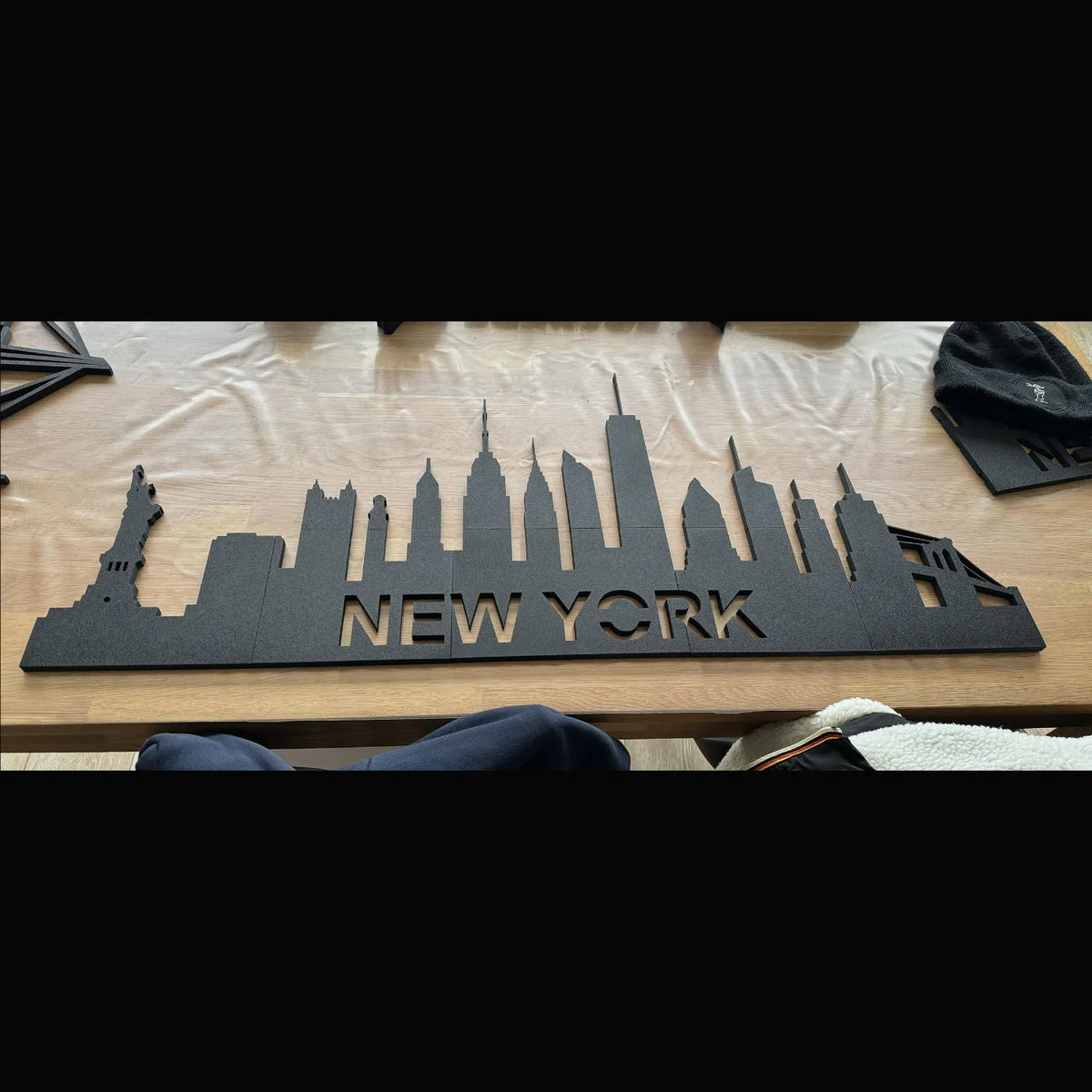 Skyline New York City NYC 1 mètre Multipart - Voyage Print