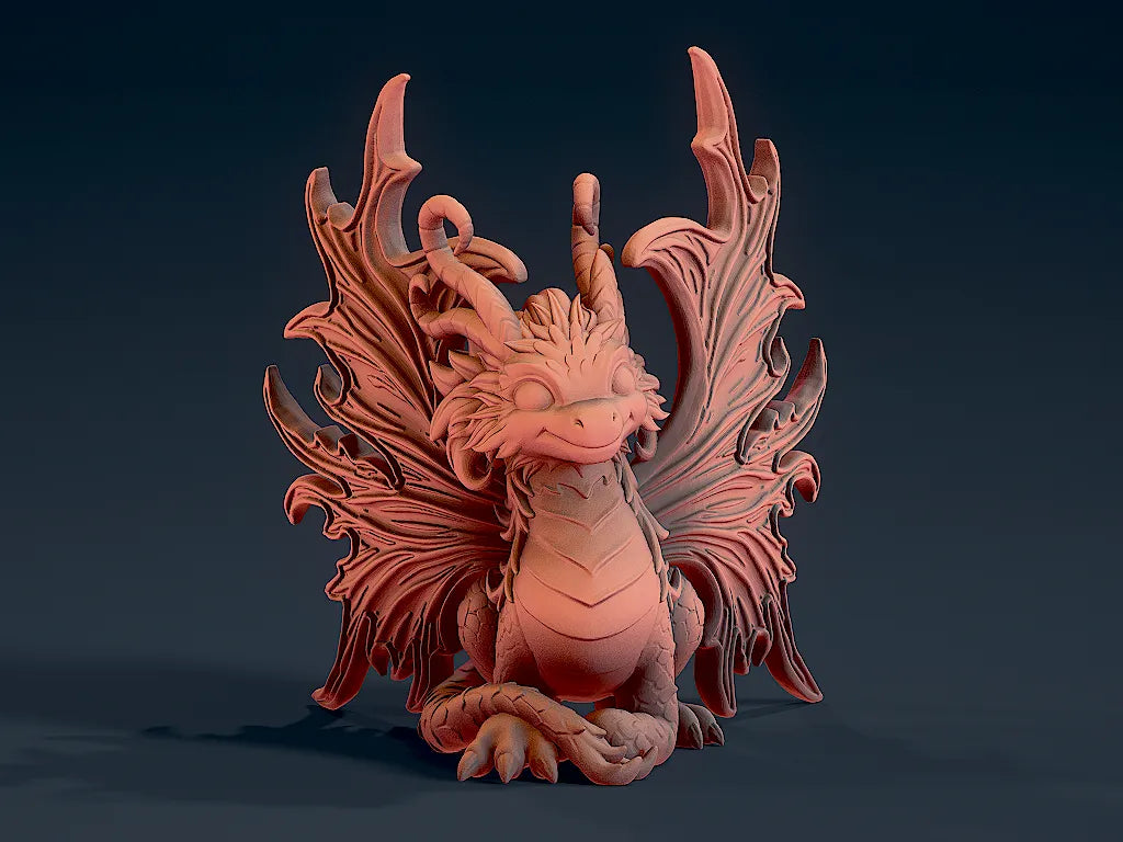 Adorable Dragon 3 - Geek Print