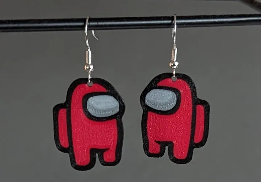 Boucles d'oreilles Among Us - Geek Print