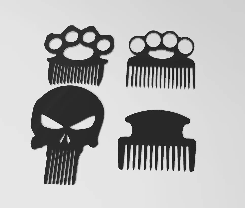 Peignes à barbe Ensemble - Beauté Print