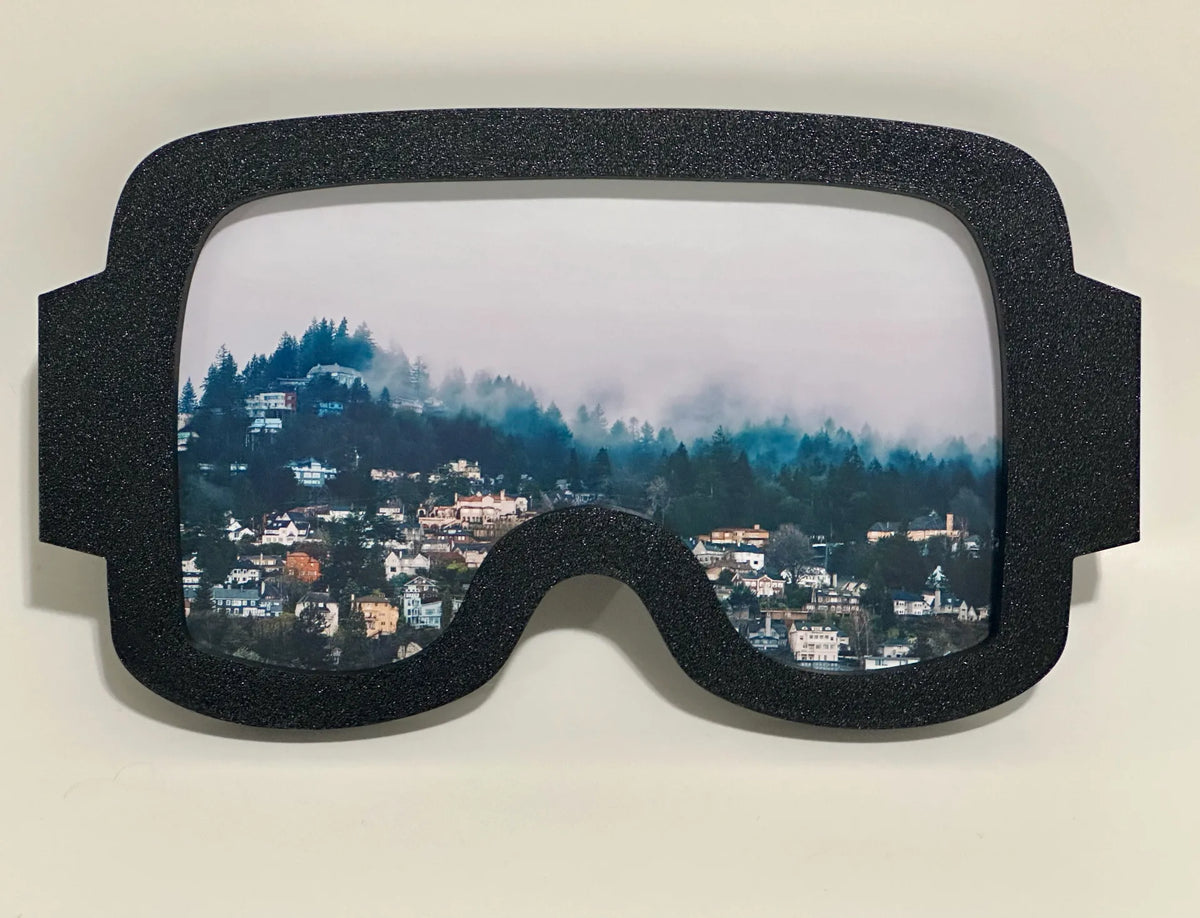 Cadre photo lunettes de ski (5"x7") - Sport Print