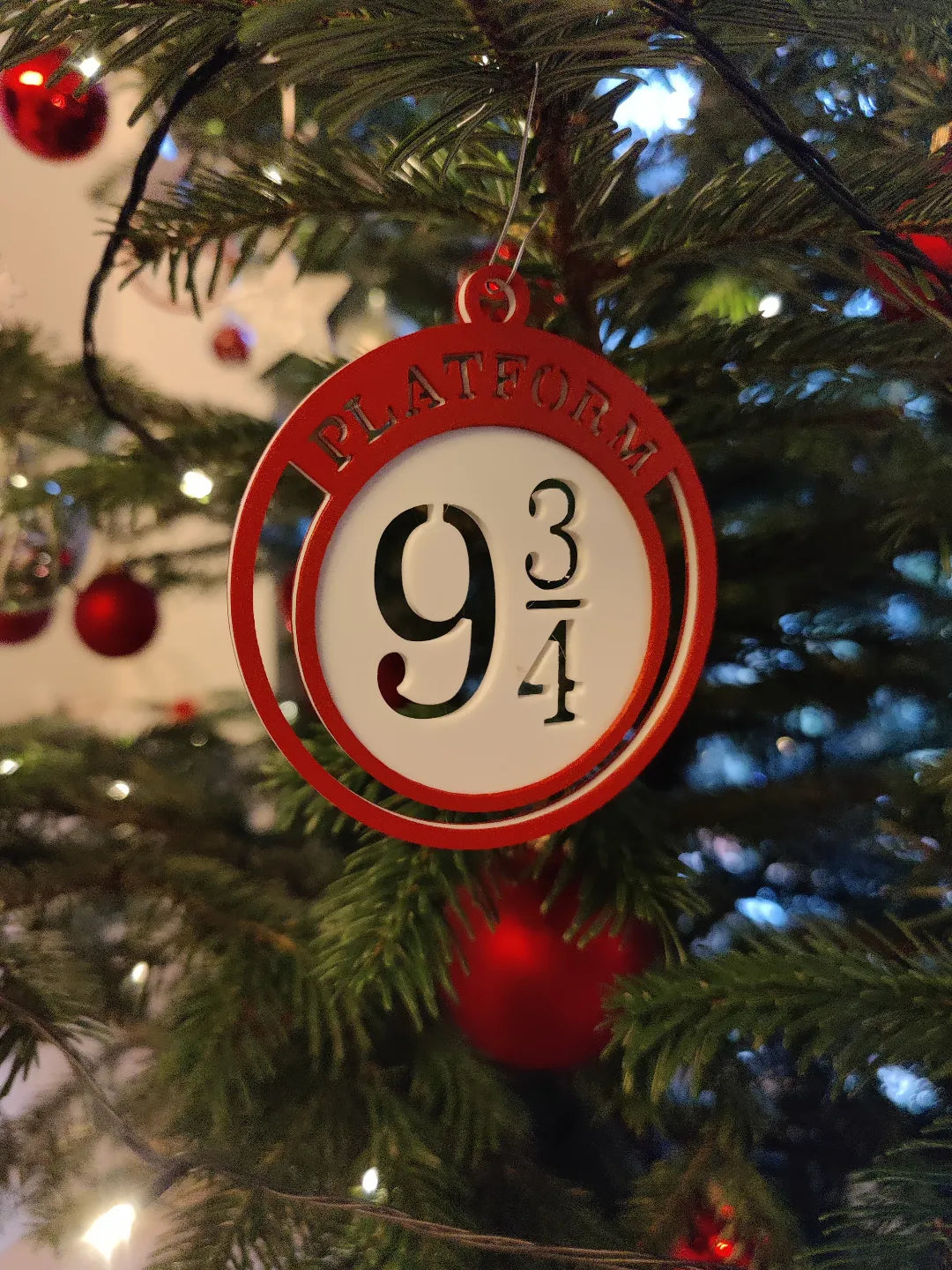 Ornement Harry Potter 9 3/4 Noël - Geek Print