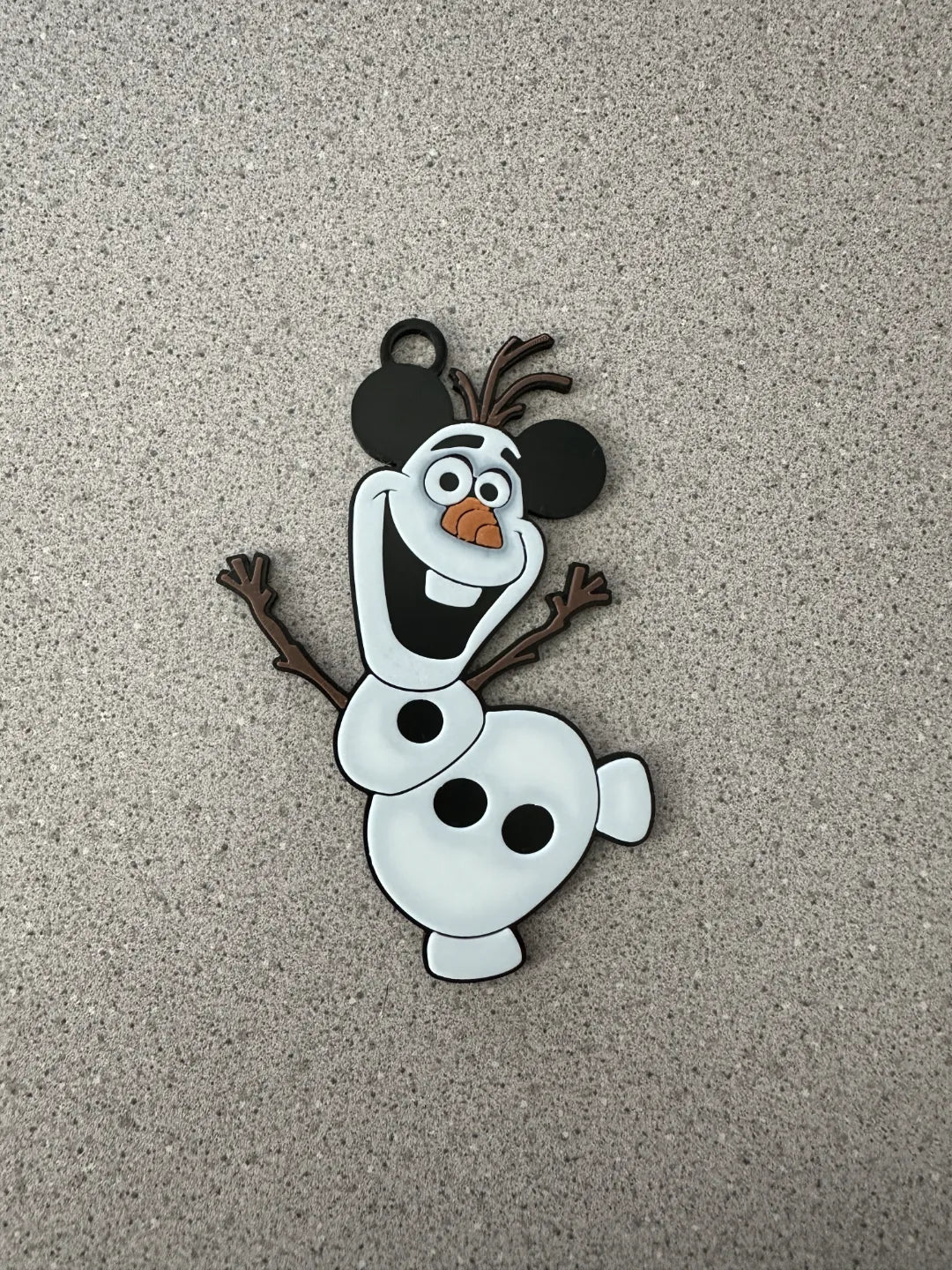 Olaf avec des oreilles de Mickey comme ornement/tirette de fermeture éclair - Bijoux Print