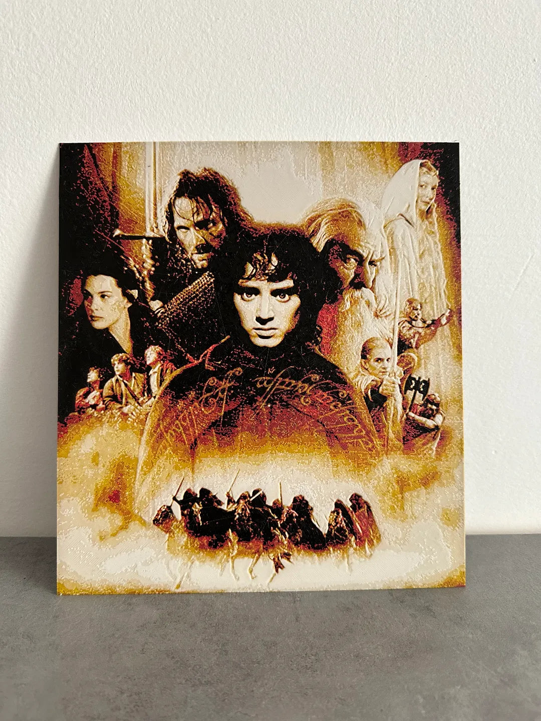 Le Seigneur des Anneaux forge de teinte finale - Geek Print