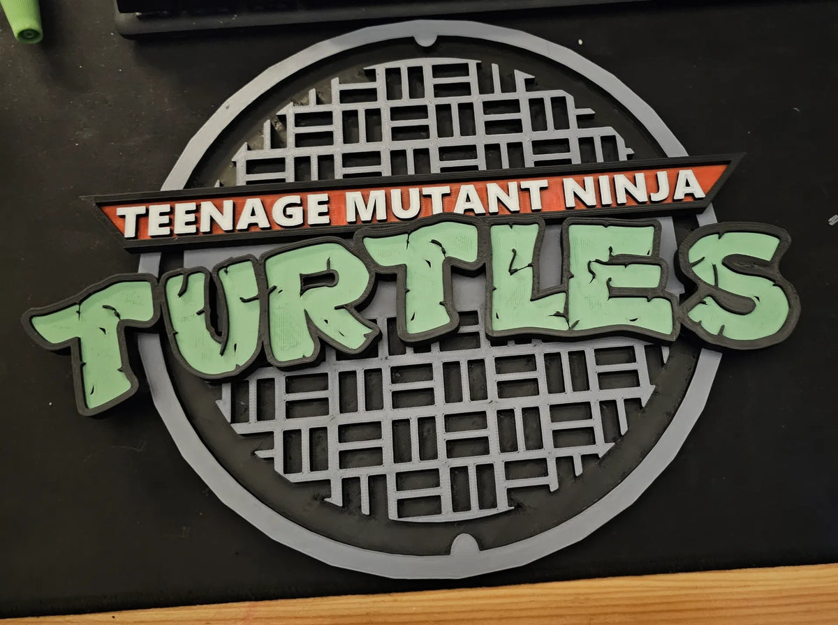 Logo d'égout TMNT - Geek Print