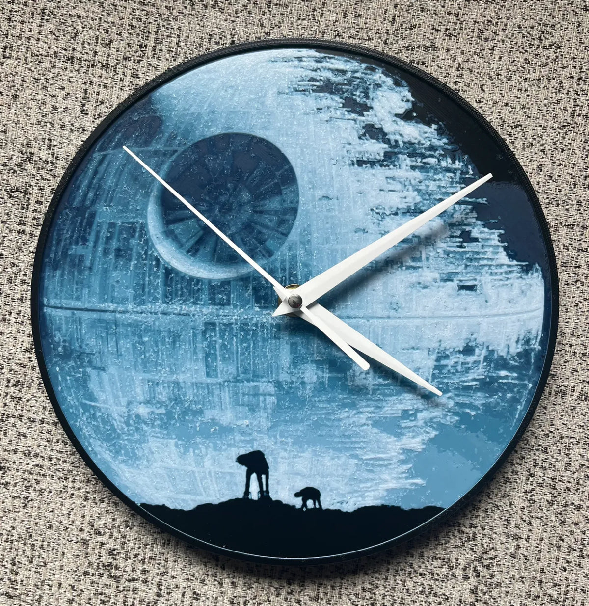 Horloge Étoile de la Mort Hueforge - Art Print