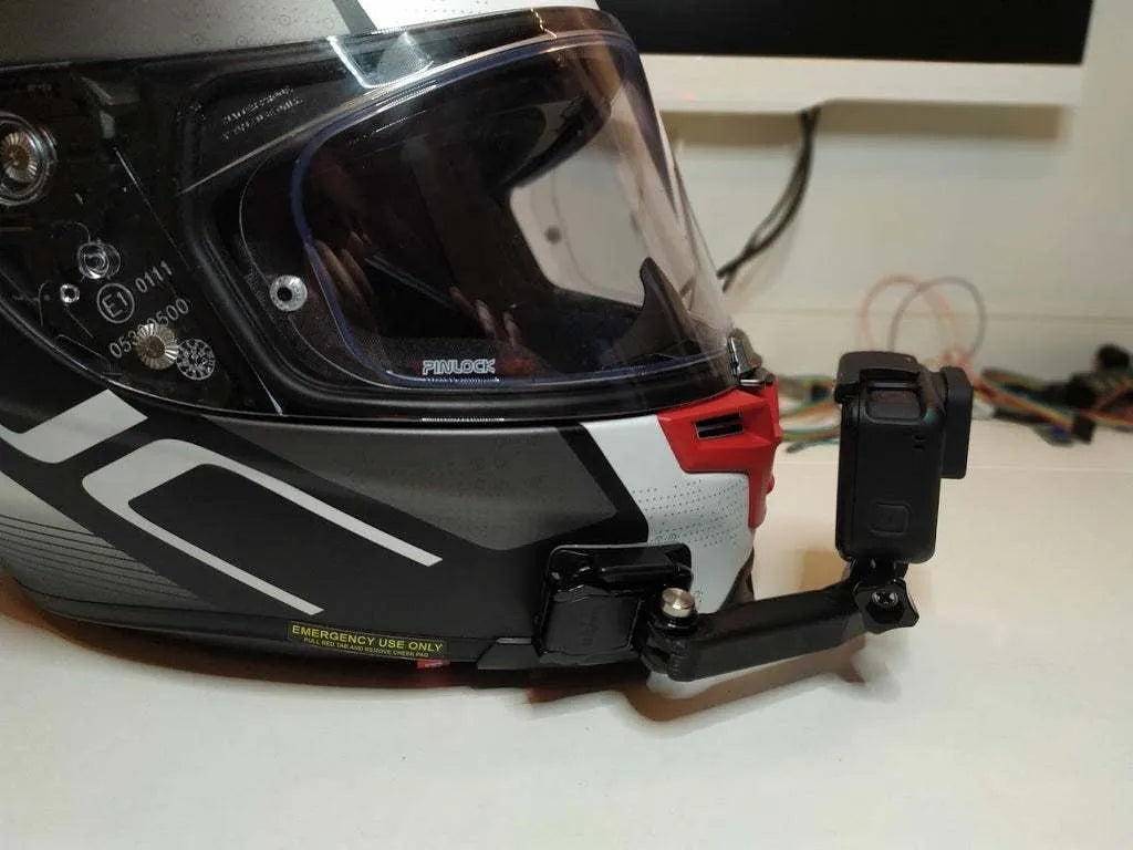 Support frontal de fixation pour caméra GoPro sur casque - Vélo Print